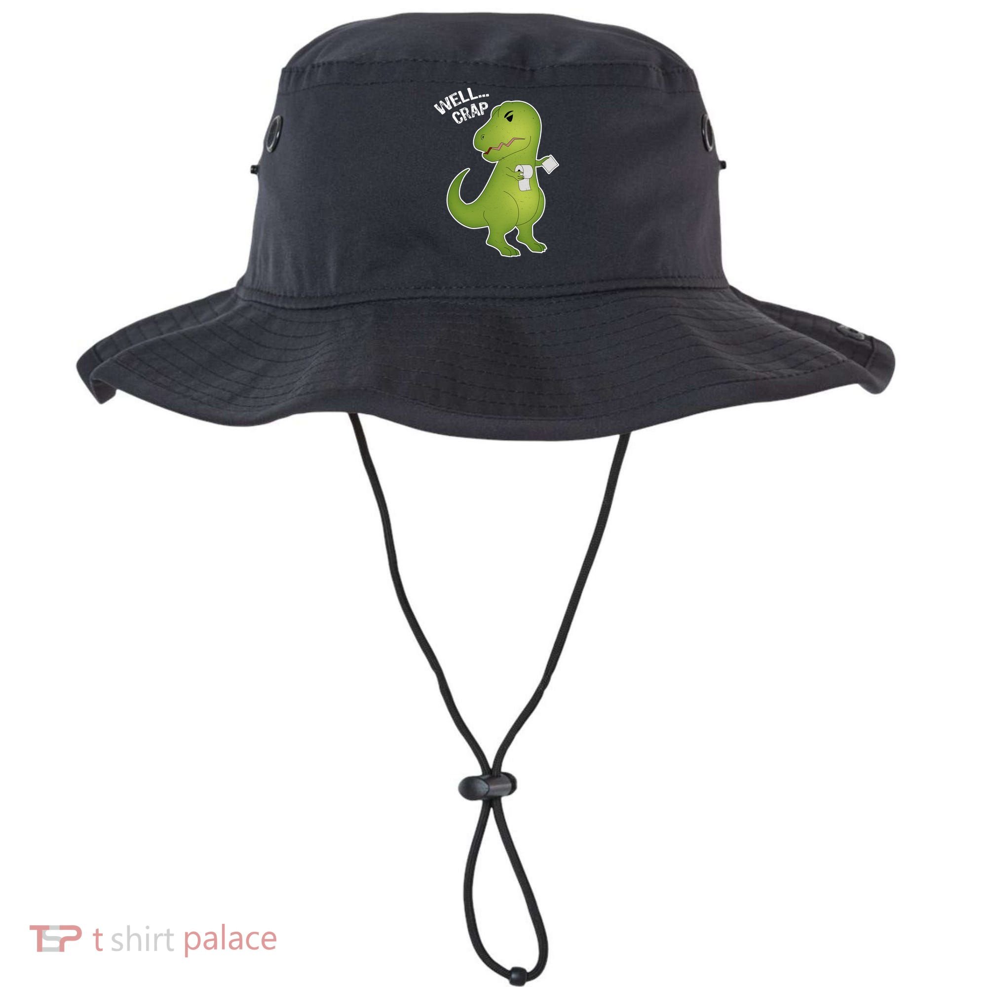 Well Crap Funny T-Rex Can't Wipe Bucket Hat