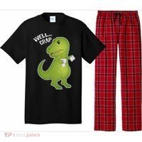 Well Crap Funny T-Rex Can't Wipe Pajama Set thumb 0