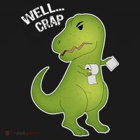 Well Crap Funny T-Rex Can't Wipe Pajama Set thumb 2