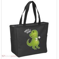 Well Crap Funny T-Rex Can't Wipe Tote Bag thumb 2