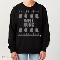 Well Hung Funny Ugly Christmas  Women's Sweatshirt thumb 0