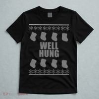 Well Hung Funny Ugly Christmas  T-Shirt thumb 5