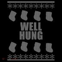 Well Hung Funny Ugly Christmas  T-Shirt thumb 7
