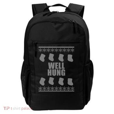 Well Hung Funny Ugly Christmas  Backpack