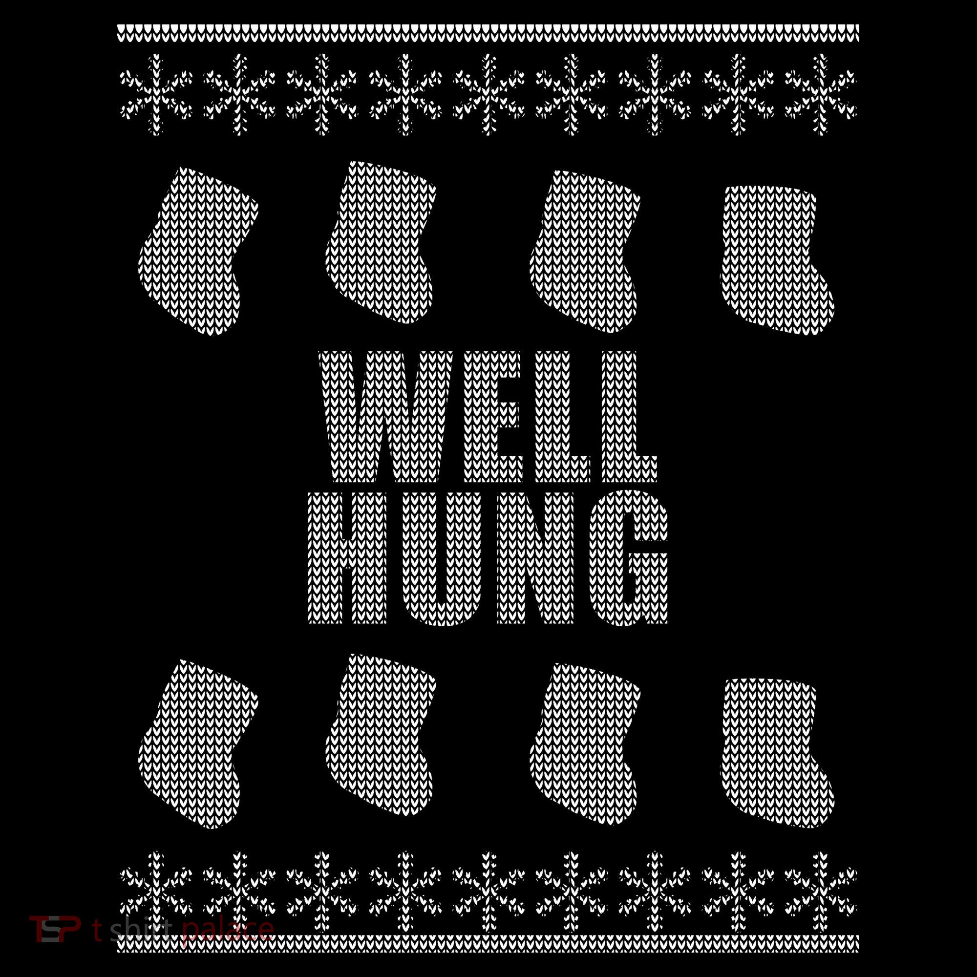 Well Hung Funny Ugly Christmas  Women's Hoodie