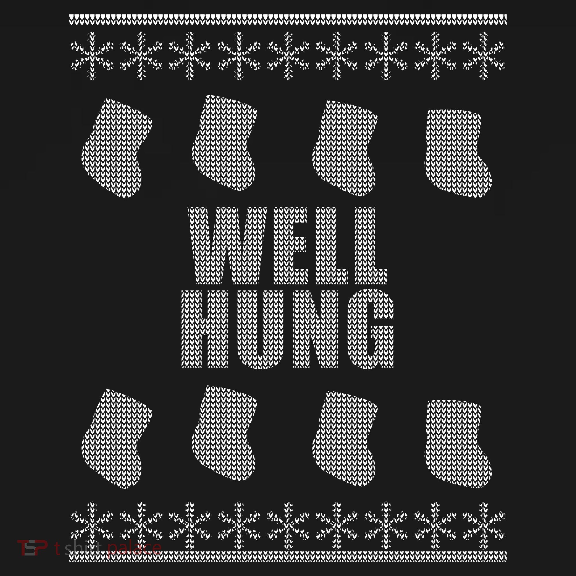 Well Hung Funny Ugly Christmas  Kids T-Shirt