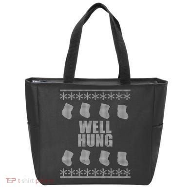 Well Hung Funny Ugly Christmas  Tote Bag