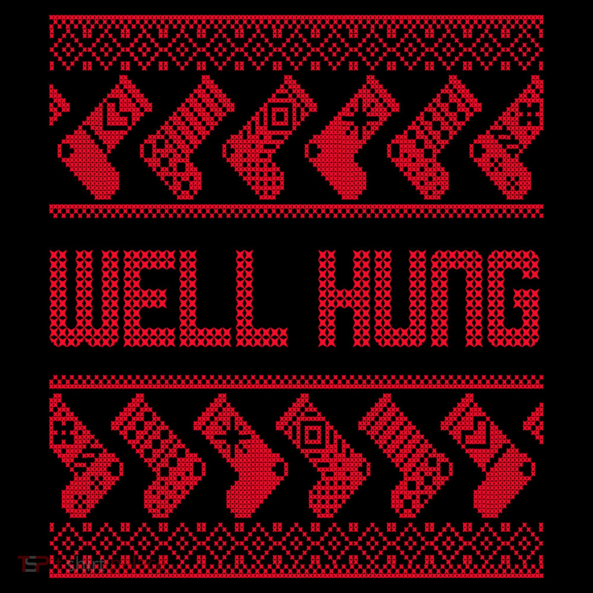 Well Hung Ugly Christmas Coffee Mug