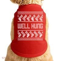 Well Hung Ugly Christmas Doggie Tank thumb 0