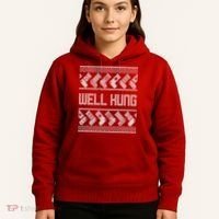 Well Hung Ugly Christmas Hoodie thumb 5