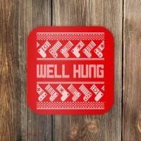 Well Hung Ugly Christmas Coaster thumb 0