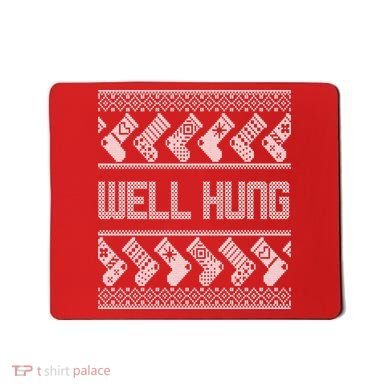 Well Hung Ugly Christmas Mousepad