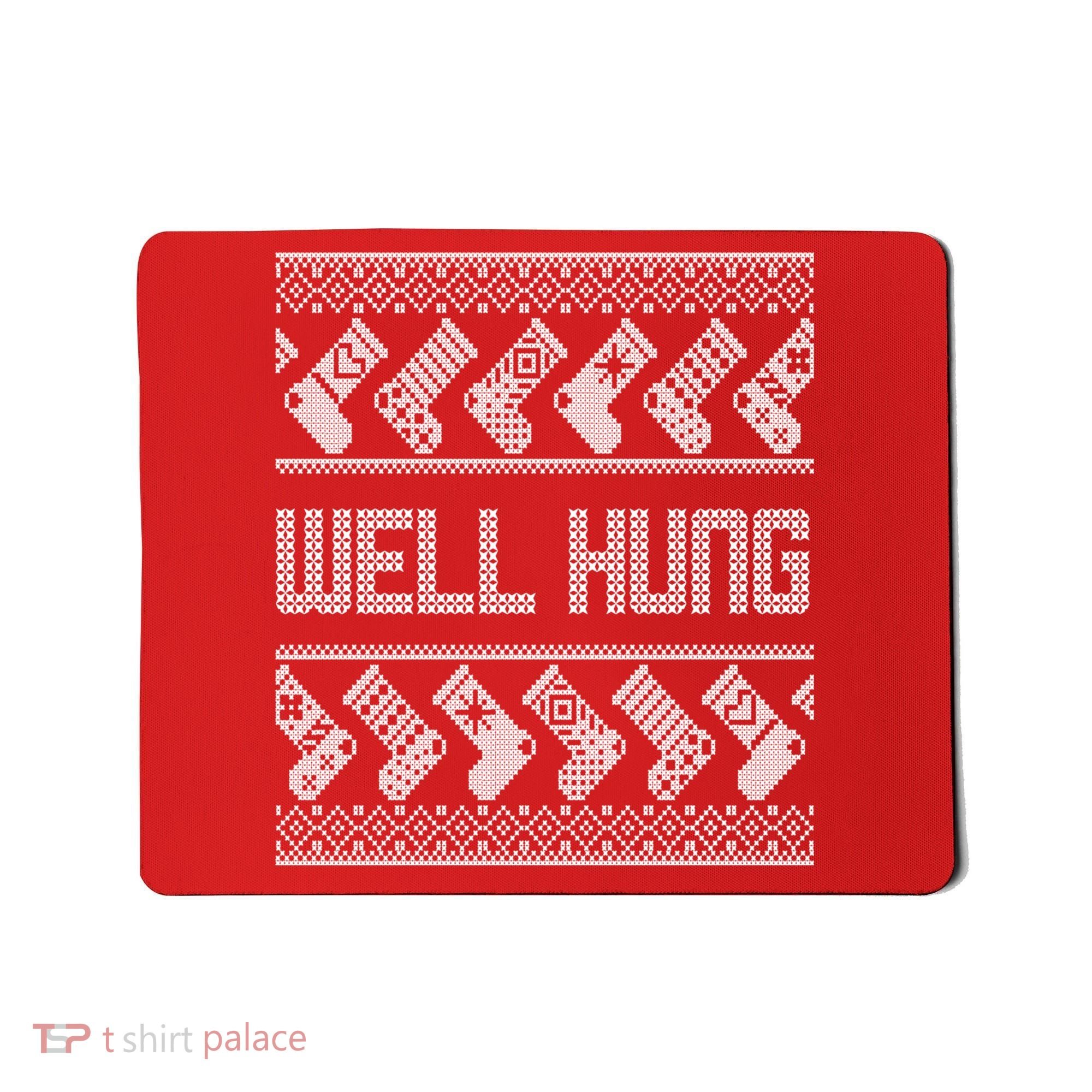 Well Hung Ugly Christmas Mousepad