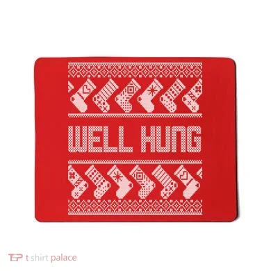 Well Hung Ugly Christmas Mousepad