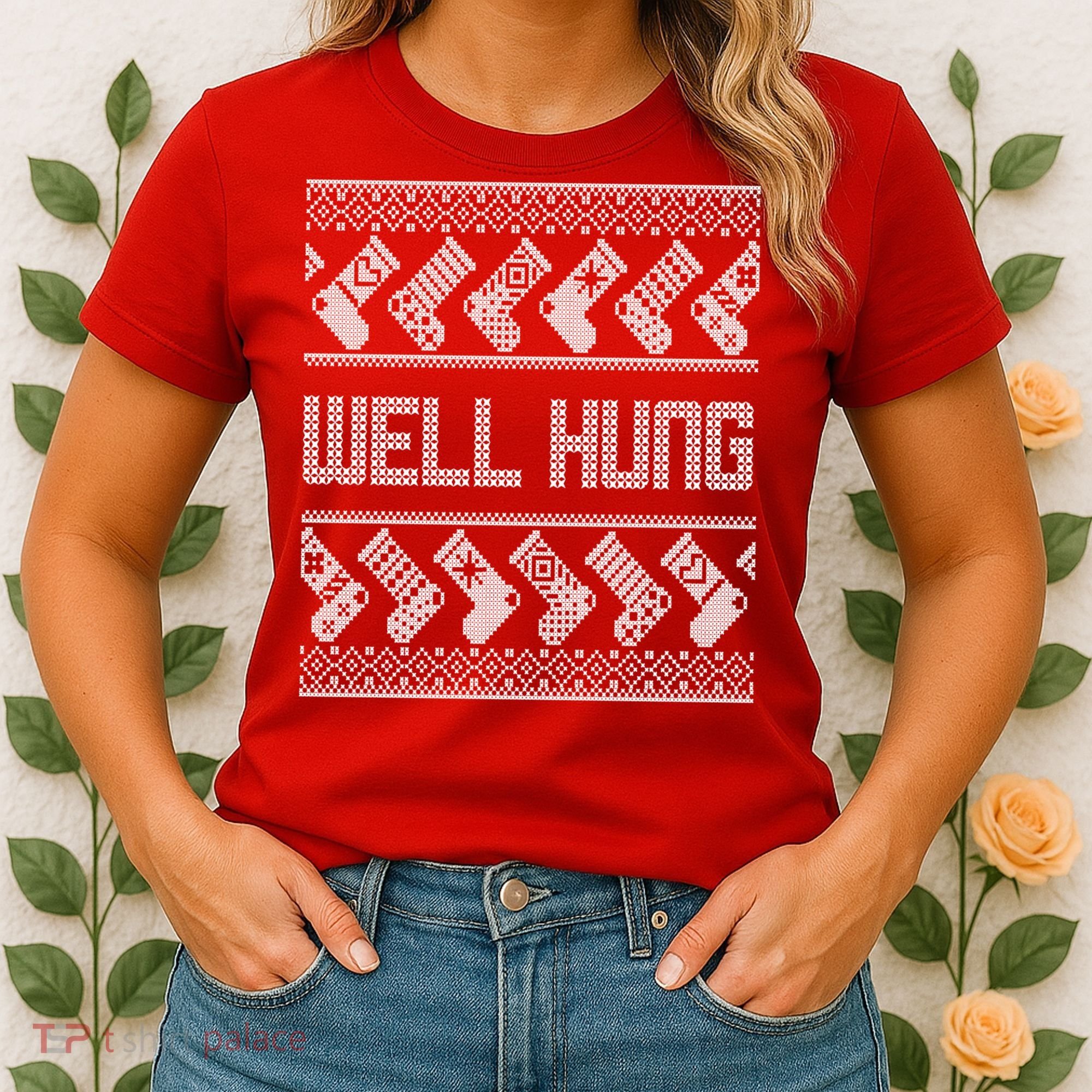 Well Hung Ugly Christmas Women's T-Shirt