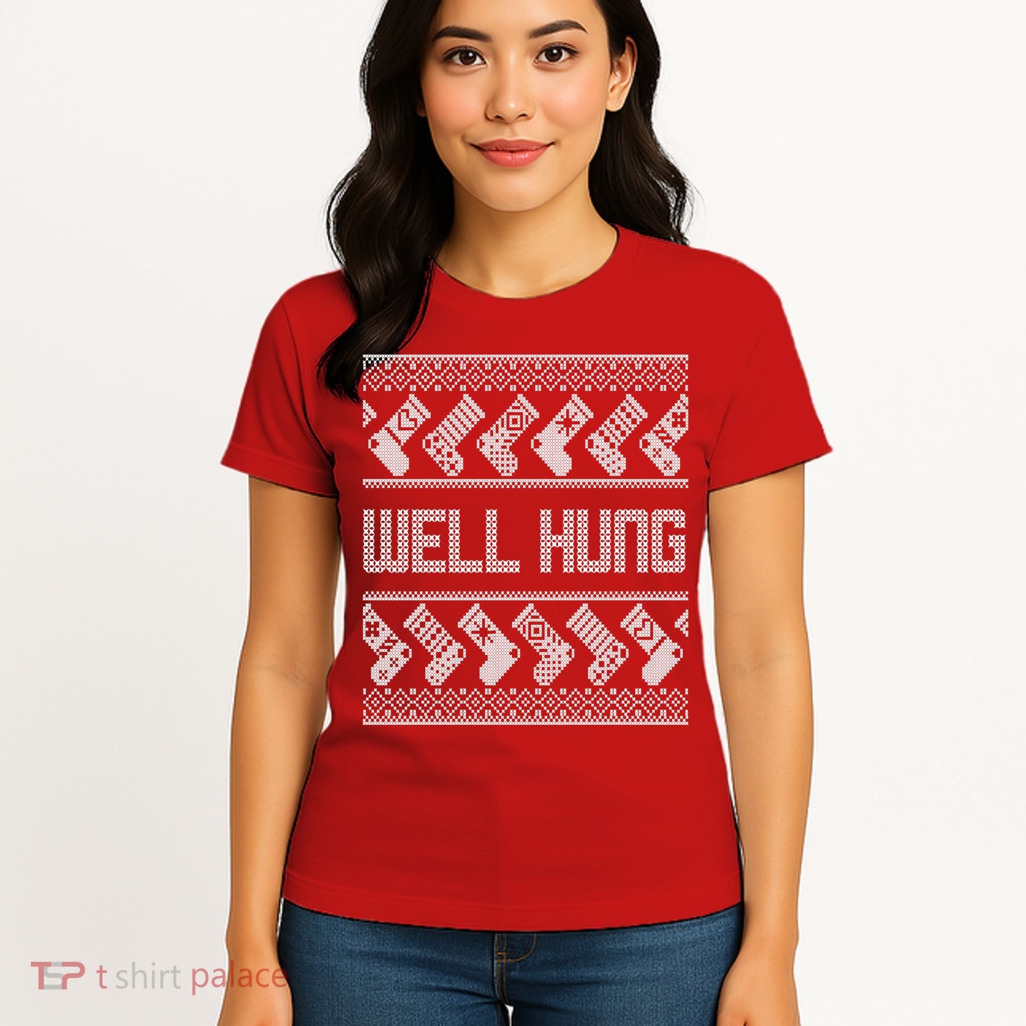 Well Hung Ugly Christmas Women's T-Shirt