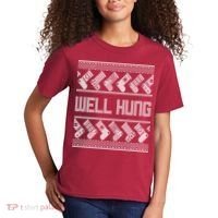 Well Hung Ugly Christmas Kids T-Shirt thumb 2