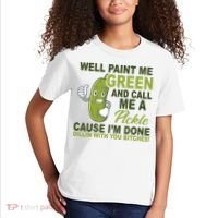 Well Paint Me Green Funny Pickle Saying Kids T-Shirt thumb 2