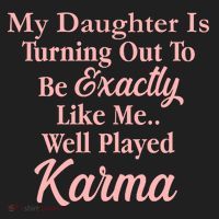 Well Played Karma Funny Daughter Hat thumb 2