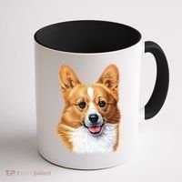 Welsh Corgi Dog Portrait Coffee Mug thumb 1