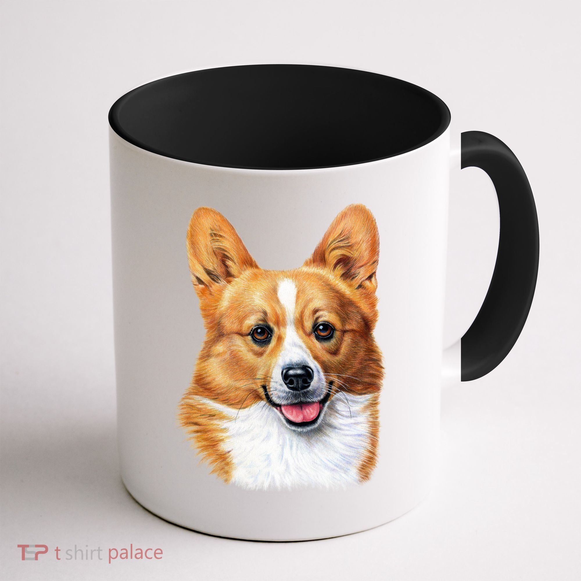 Welsh Corgi Dog Portrait Coffee Mug
