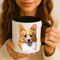 Welsh Corgi Dog Portrait Coffee Mug thumb 3