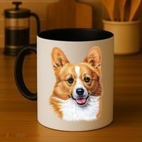Welsh Corgi Dog Portrait Coffee Mug thumb 4