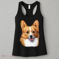 Welsh Corgi Dog Portrait Women's Tank Top thumb 3