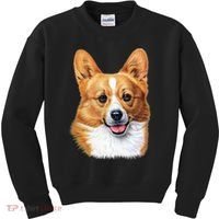 Welsh Corgi Dog Portrait Kids Sweatshirt thumb 0