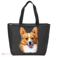 Welsh Corgi Dog Portrait Tote Bag thumb 0