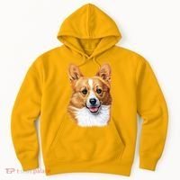 Welsh Corgi Dog Portrait Hoodie thumb 0