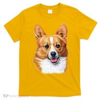 Welsh Corgi Dog Portrait T-Shirt