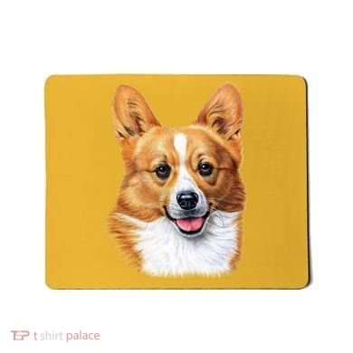Welsh Corgi Dog Portrait Mousepad