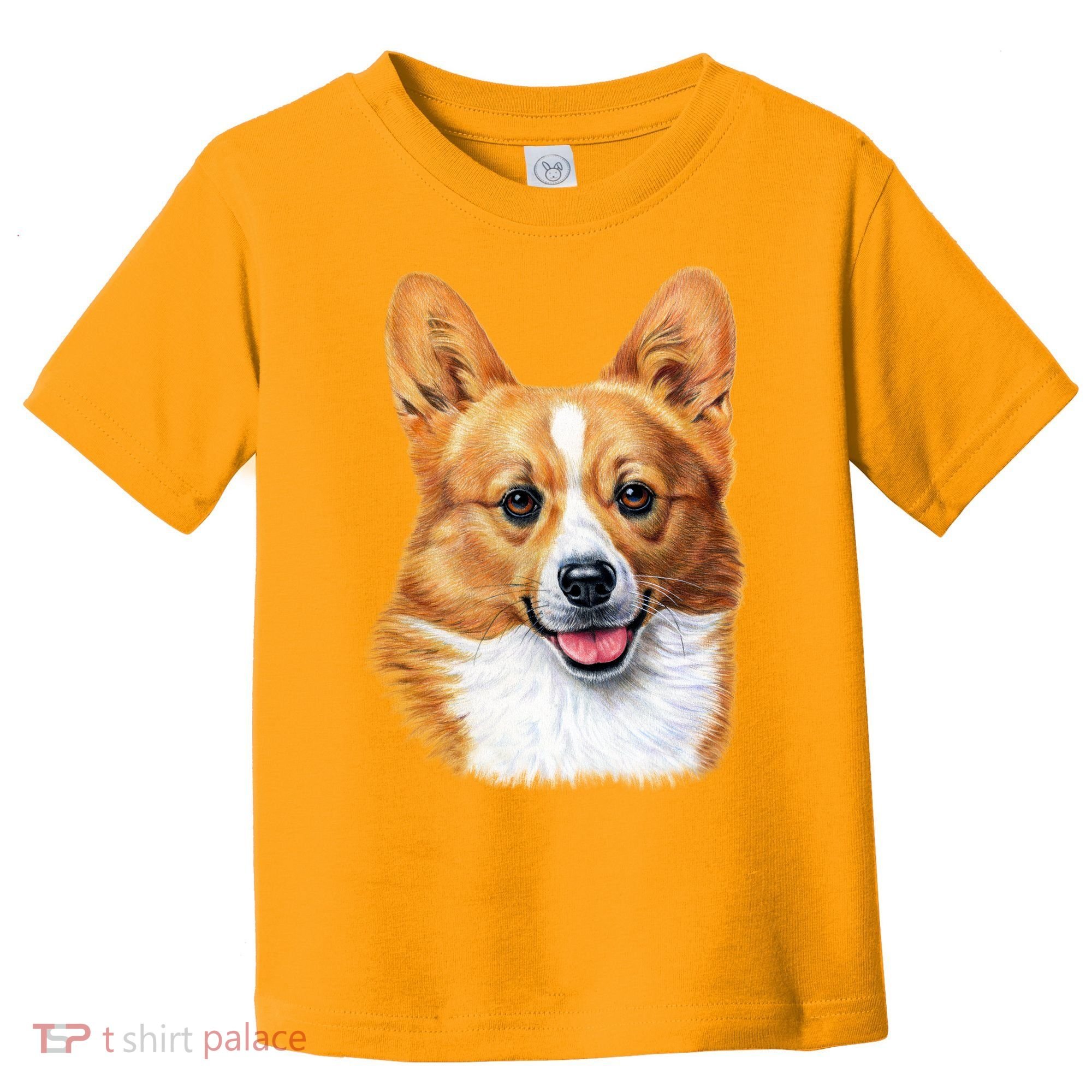 Welsh Corgi Dog Portrait Toddler T-Shirt