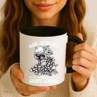 Wine Ers Make Grape Lovers Influence Gift Coffee Mug thumb 3