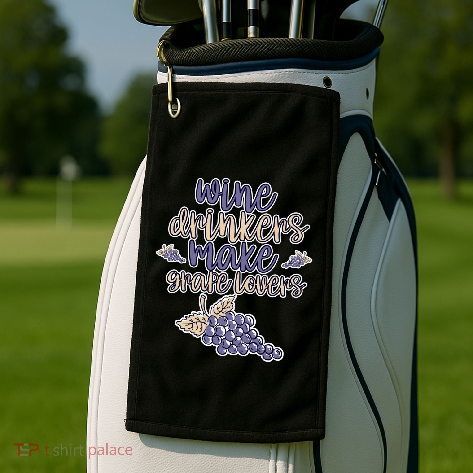 Wine Ers Make Grape Lovers Influence Gift Golf Towel