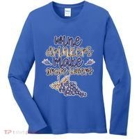 Wine Ers Make Grape Lovers Influence Gift Women's Long Sleeve Shirt thumb 0