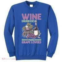 Wine Ers Make Grape Lovers Influence Cute Gift Sweatshirt thumb 0