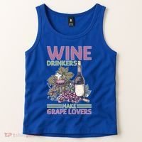 Wine Ers Make Grape Lovers Influence Cute Gift Tank Top thumb 2