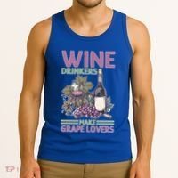 Wine Ers Make Grape Lovers Influence Cute Gift Tank Top thumb 3