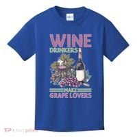 Wine Ers Make Grape Lovers Influence Cute Gift Kids T-Shirt thumb 0