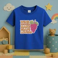 Wine Ers Make Grape Lovers Influence Cool Gift Toddler T-Shirt thumb 3