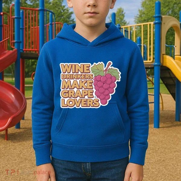 Wine Ers Make Grape Lovers Influence Cool Gift Kids Hoodie