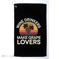 Wine Ers Make Grape Lovers Influence Cool Gift Golf Towel thumb 0