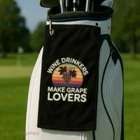 Wine Ers Make Grape Lovers Influence Cool Gift Golf Towel thumb 2