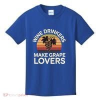 Wine Ers Make Grape Lovers Influence Cool Gift Kids T-Shirt thumb 0