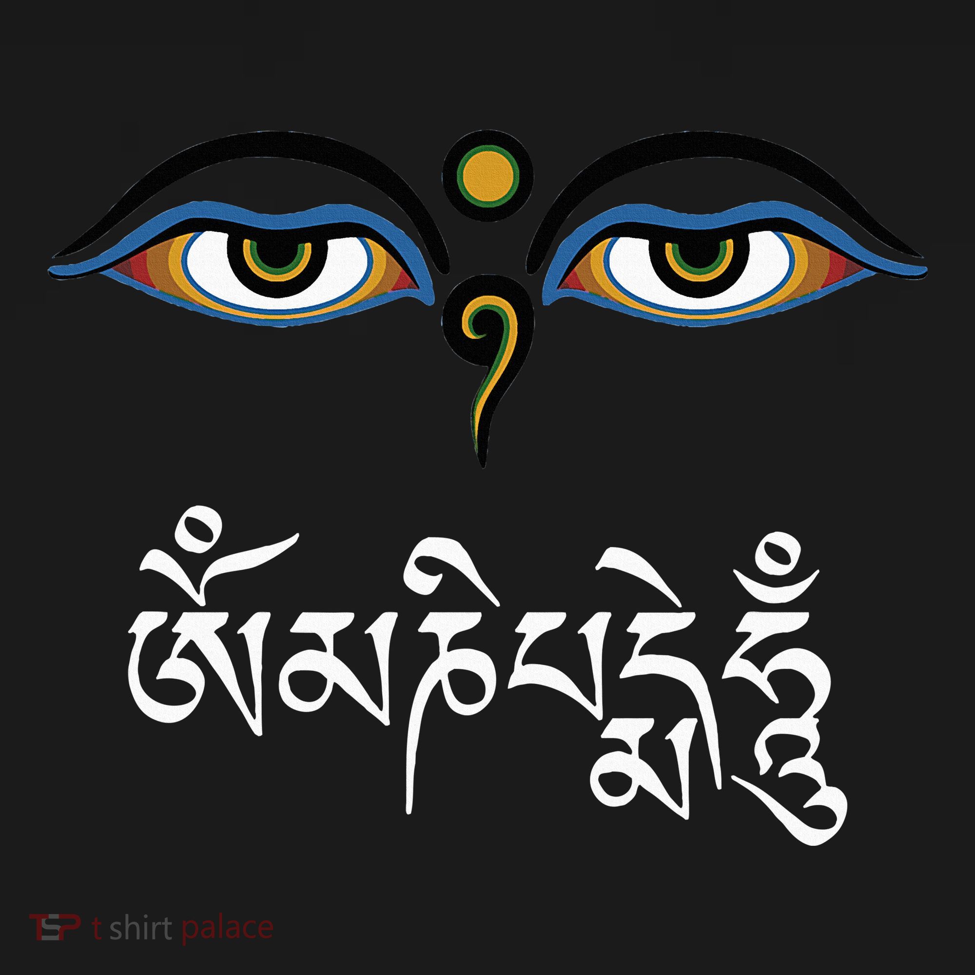 Wisdom Eyes Om Mani Padme Hum Buddha Buddhist Dalai Lama Backpack