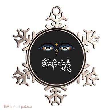 Wisdom Eyes Om Mani Padme Hum Buddha Buddhist Dalai Lama Ornament