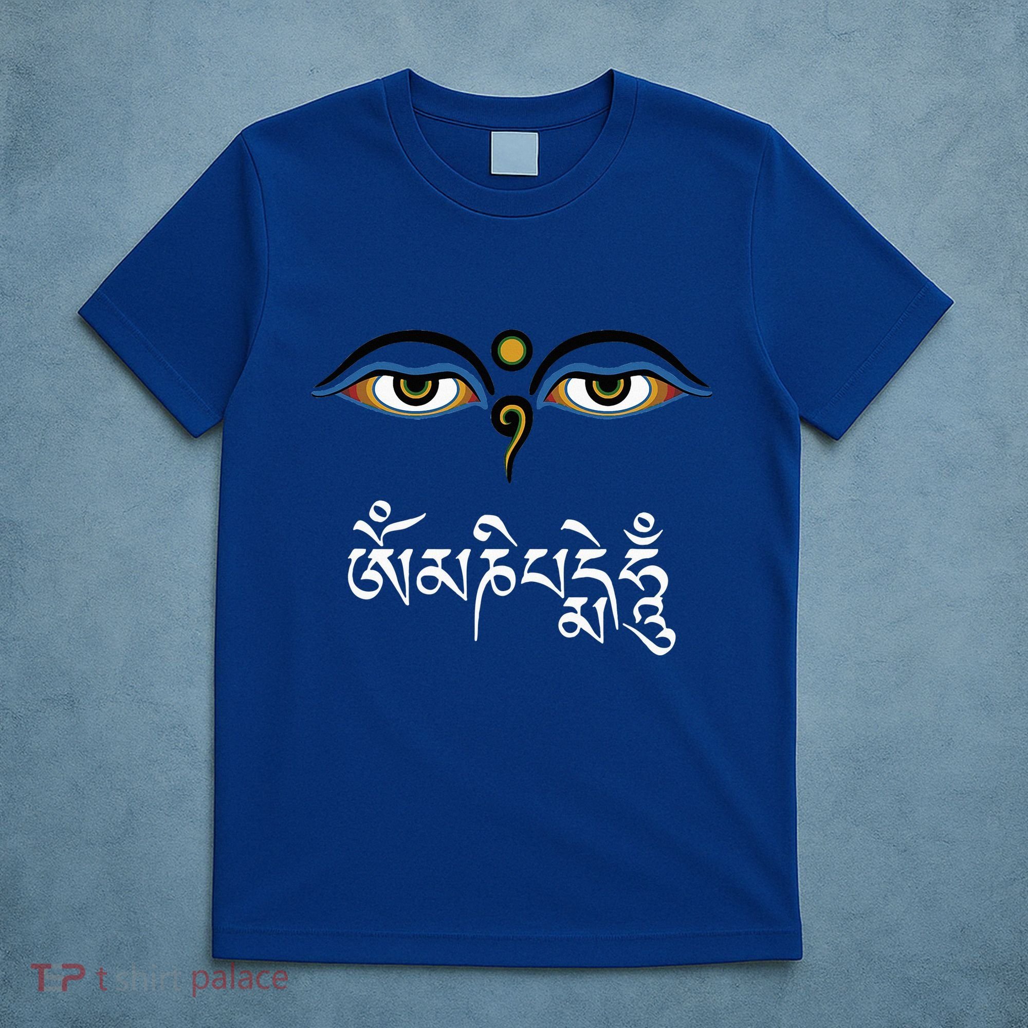 Wisdom Eyes Om Mani Padme Hum Buddha Buddhist Dalai Lama T-Shirt