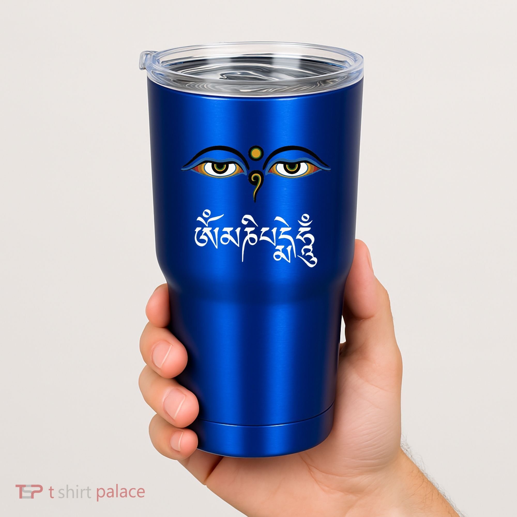 Wisdom Eyes Om Mani Padme Hum Buddha Buddhist Dalai Lama Tumbler